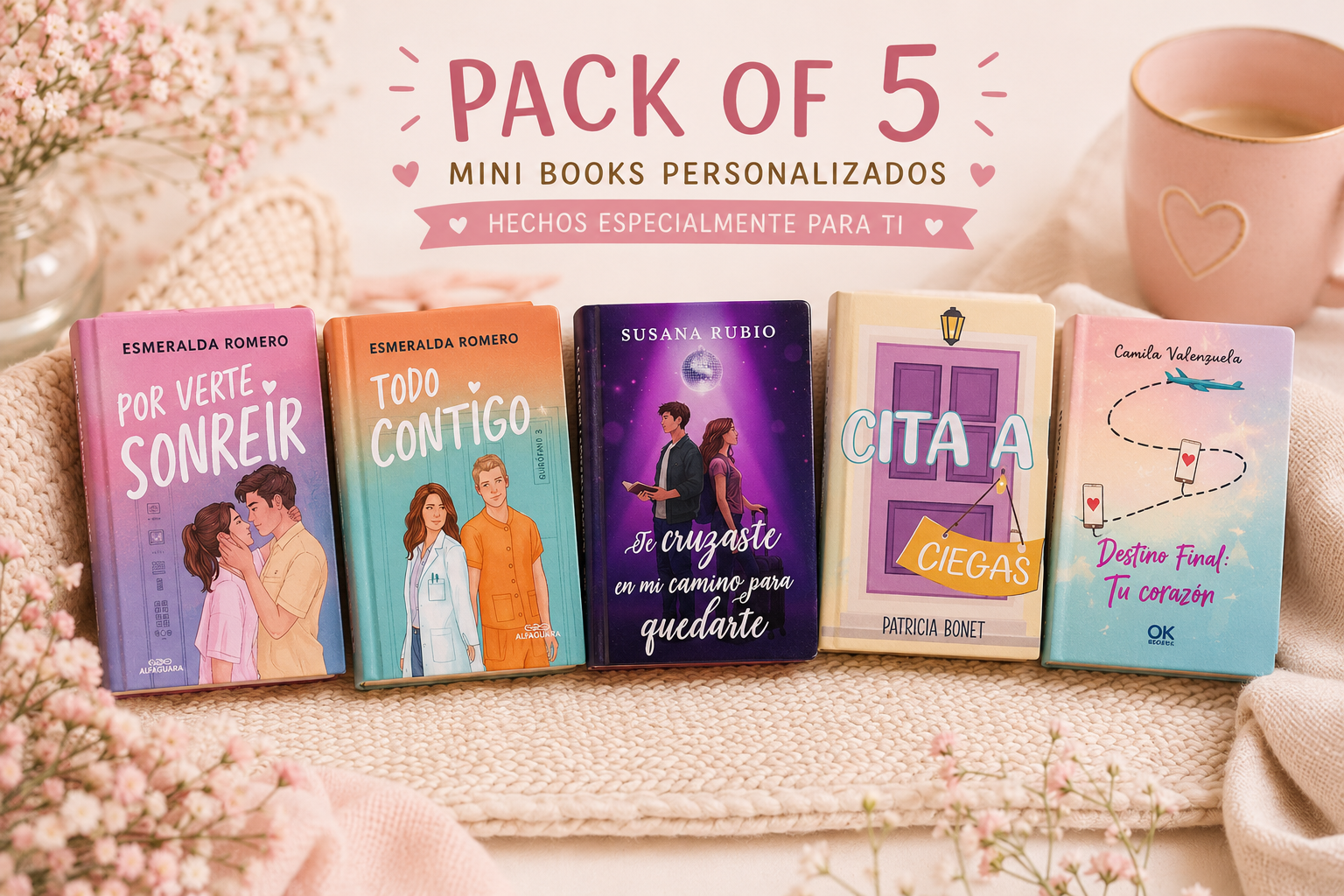 Personalized Mini Books - (Pack of 5)