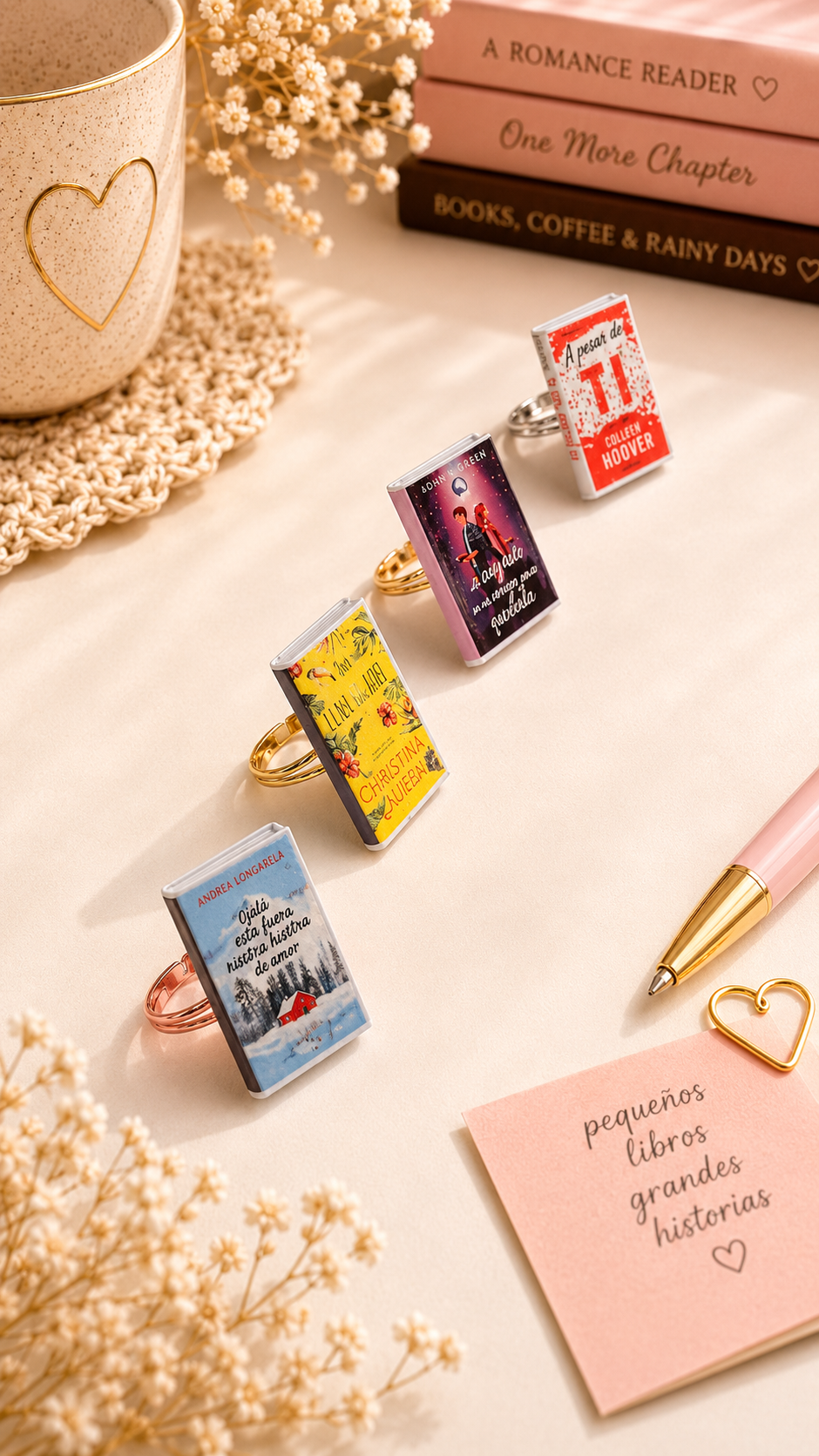 💍 Personalized Mini Book Ring