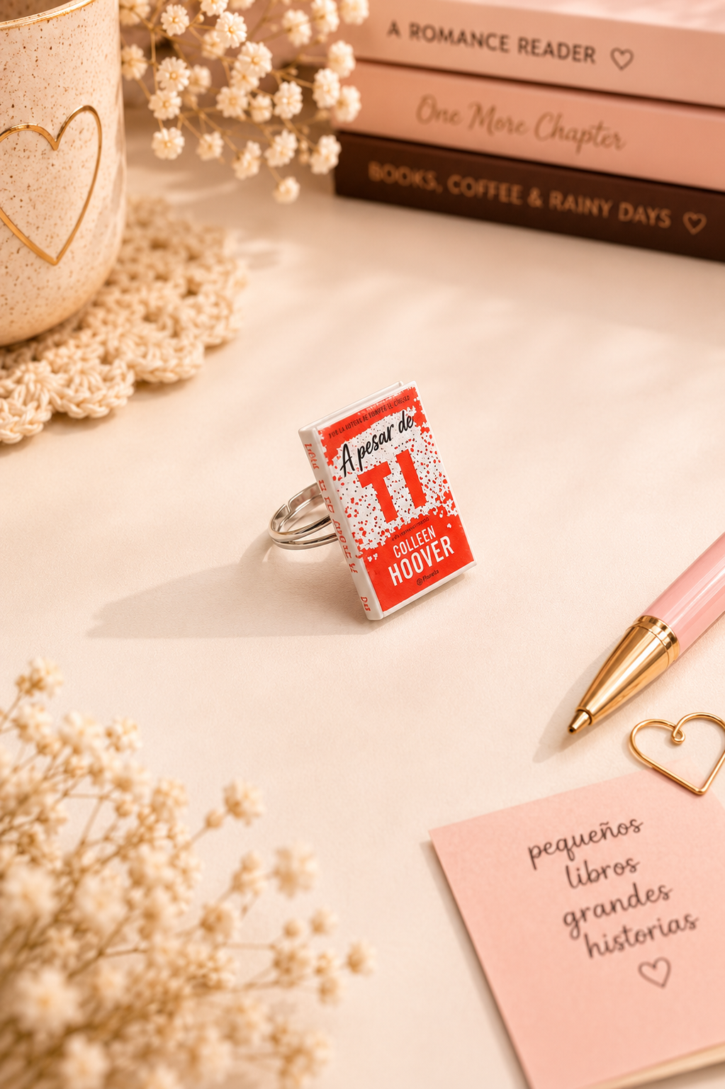 💍 Personalized Mini Book Ring